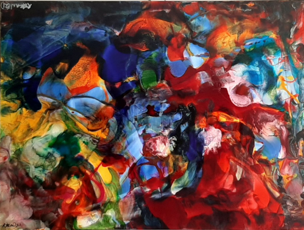 The World is Upside Down(inversion illusion painting)